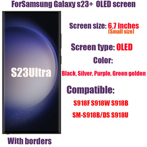 Para <span class=keywords><strong>Samsung</strong></span> S23 + S23 Ultra 5G pantalla táctil digitalizador montaje alto 6,6 \ "6,78 \" OLED <span class=keywords><strong>SM</strong></span>-S918B/DS S918U teléfono móvil LCDs - Product Image 4
