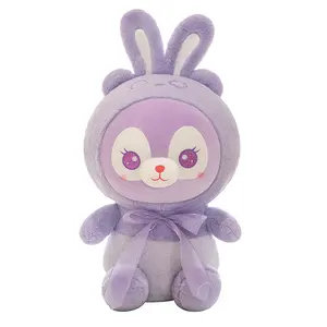 Custom Baby Birthday Gift Comfortable Cute Rabbit Stuffed Plush Toy Animal Plush Bunny