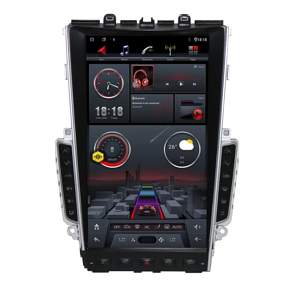 13.6 "テスラスタイルAndroidディスプレイカーラジオビデオプレーヤーforInfinity Q50 Q50L Q60 2014-2021カーDVDプレーヤー
