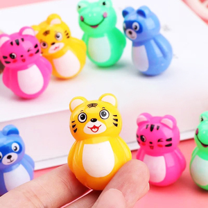 30 pièces/boîte, <span class=keywords><strong>animaux</strong></span> en plastique qui basculent, jouets pour enfants, cadeaux promotionnels, souvenirs - Product Image 6