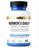 Capsules de Probiotiques pour Femmes Adultes, 60 Comprimés, Complément Alimentaire Naturel pour la Santé Intestinale, Vente en Gros Usine, Offre Spéciale