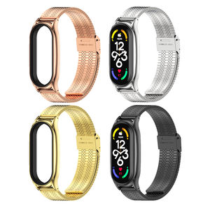 HanHai Trap trampa para RACI y 8 racracelet etal ristbands para iaomi Mart i Mart y 8 Watch taintainless Teel iband 8 Reposition - Product Image 3