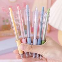 Stylo Gel Rétractable Noir 0,5 mm - Design Mignon pour le Bureau et l'École (Vente en Gros)