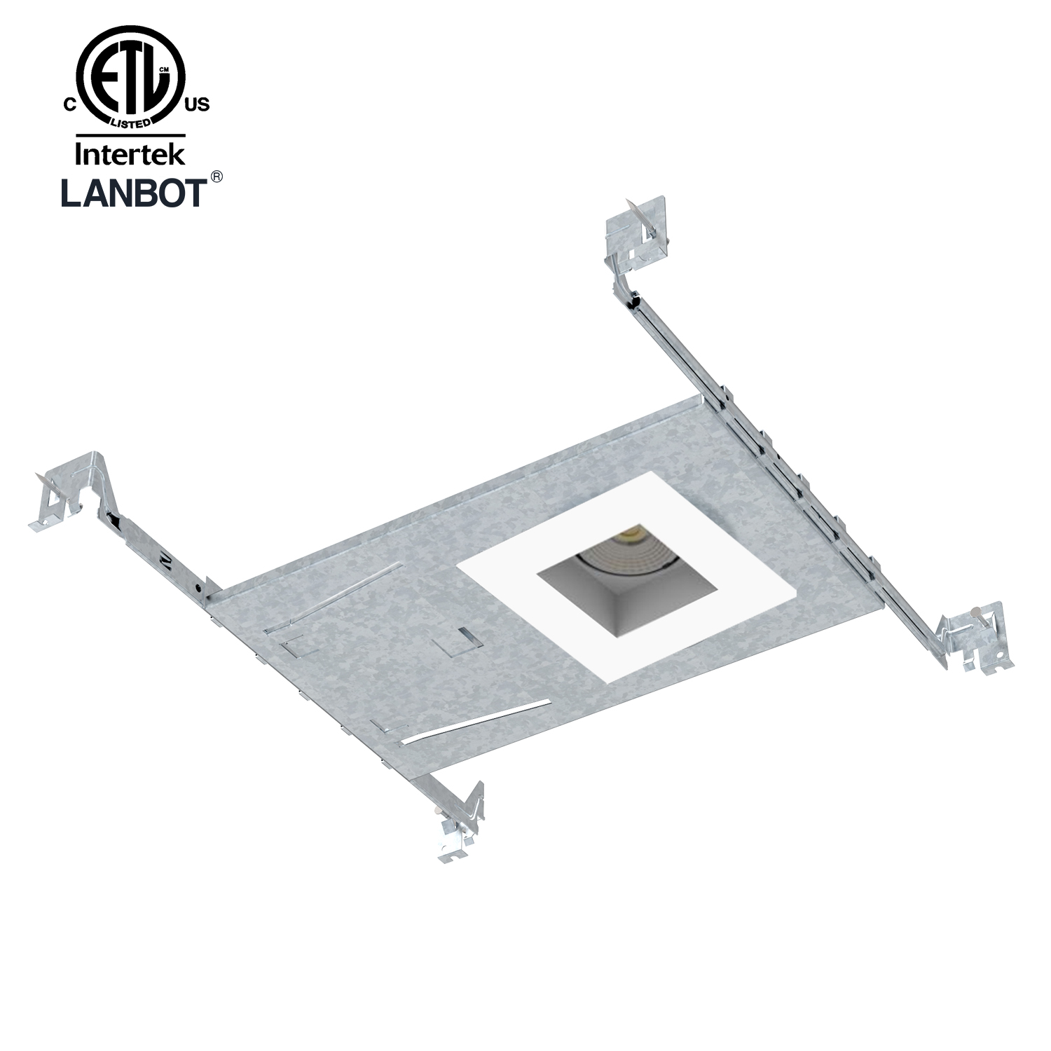 Lanbot Jason ETL COB светодиодный светильник 97Ra антибликовым ETL светильник 15 Вт Черный Круглый Встраиваемый светодиодный потолочный прожектор