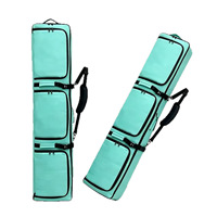 Sac de transport pour snowboard et ski en tissu Oxford 900D épais avec rembourrage en coton perlé de 5 mm, séparation humide/sec, homologué pour le transport aérien, logo personnalisé disponible