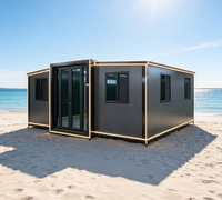 Maison conteneur pliable et extensible, installation rapide, maison préfabriquée portable, maison modulaire mobile