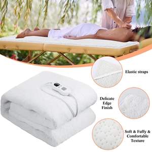 Coussins chauffants pour table de massage avec design matelassé 3 niveaux de chaleur et protection contre la surchauffe lavables pour lit de massage et spa - Product Image 6