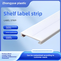 Bande de données autocollante pour étagères, porte-étiquettes de prix en plastique pour étagères en métal, en bois ou en verre
