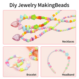 <span class=keywords><strong>Kit</strong></span> <span class=keywords><strong>de</strong></span> Cuentas <span class=keywords><strong>para</strong></span> <span class=keywords><strong>Hacer</strong></span> <span class=keywords><strong>Pulseras</strong></span> y Collares <span class=keywords><strong>para</strong></span> Niñas - Materiales <span class=keywords><strong>de</strong></span> Manualidades <span class=keywords><strong>para</strong></span> el Desarrollo Cognitivo y la Concentración - Product Image 3