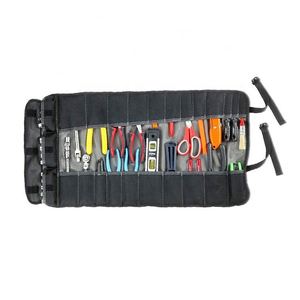 Wholesale Custom Folding Professional Storage <b>Rolling</b> Tool Bag Tote Storage Bag with 30 Pockets - Product Image 1