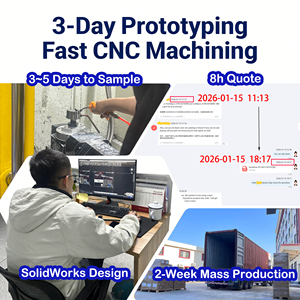 Servicio de Fabricación de Piezas de Aluminio <span class=keywords><strong>CNC</strong></span> Personalizadas, Mecanizado <span class=keywords><strong>CNC</strong></span> de Acero Inoxidable, Torneado <span class=keywords><strong>CNC</strong></span> de Plástico, Fabricación de Chapa de Latón y Cobre - Product Image 3