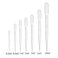 WEIAI-Pipette médicale en plastique de 3ml, pipette compte-gouttes calibrée, pour laboratoire scientifique, bricolage, art, transfert en plastique jetable