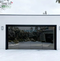 Fabricant LONGTAI, porte de garage en verre sur mesure, emballage en bois, livraison DDP au port de Hobart en Australie