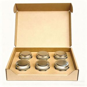 <b>Flat</b> <b>Pack</b> Corrugated Waterproof Shipping <b>Box</b> with Matt Lamination Eco-Friendly Recycled Mailer for Candle Jar and Custom Logo - Product Image 1
