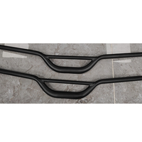Shinesoon Guidon de vélo 2 pièces personnalisable, haute qualité, durable et léger, 31.8x700mm, avec 80mm de hauteur et 7/5 de recul
