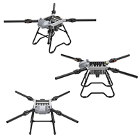 Sanmoo S100PRO Châssis de drone agricole multirotor industriel pliable pour pulvérisation et semis, charge utile lourde de 100 kg