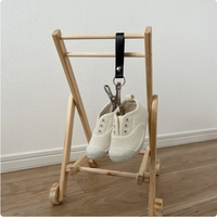 PU cuir bébé chapeau vêtements Clip pour poussette Portable biberon tasse lanière Clip bébé chaussures support sac à main crochet