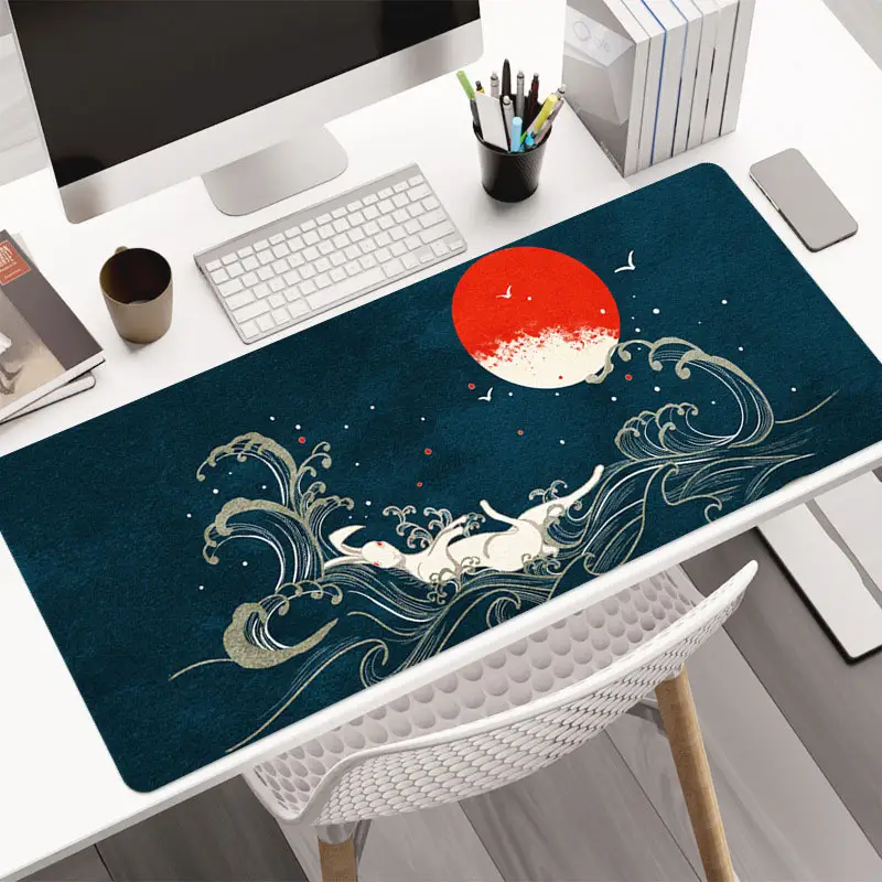 Không trượt cao su XXXL biểu tượng tùy chỉnh dài mousepads Bàn phím chơi game Bàn Mat quá khổ lớn Chuột chơi game pad