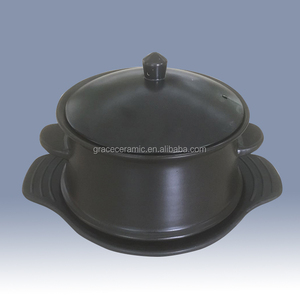 Cheap Black Fire-resistant Ethiopian Nonstick Cookware Large <strong>Cooking</strong> Pots Ceramic Pot <strong>for</strong> <strong>Cooking</strong> - Product Image 1