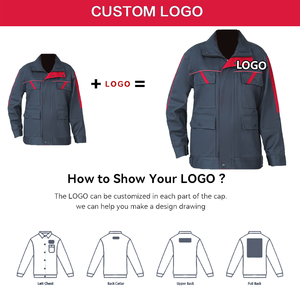 Modest Conservative Overalls with Reflective Stripes Specially Designed for Welding Workers - Product Image 2