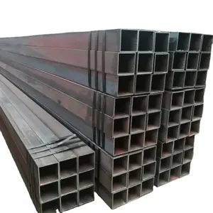 Caldo-vendita zincato quadrato rettangolare sezione cava quadrato Q235 Q355 S235JR S335JR tubo in acciaio al carbonio