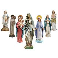Décoration d'intérieur, statue de la Vierge Marie en résine grandeur nature, sculptée à la main, figurine religieuse de haute qualité, vente en gros de statues de la Vierge Marie
