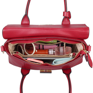 Sac en cuir de vachette souple avec bandoulière, sac rétro et simple à grande capacité pour femme - Product Image 6