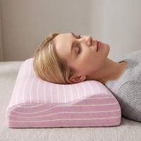 Oreiller en mousse à mémoire de forme personnalisable, respirant, doux pour la peau, à récupération lente, favorisant le soutien orthopédique pour un sommeil réparateur