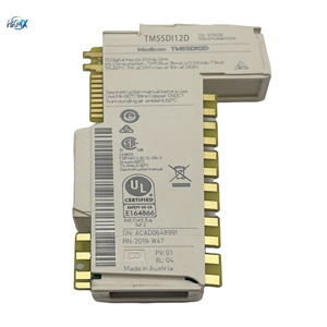 Module d'entrée numérique 12 canaux 24V CC à alimentation en courant continu Modicon TM5SDI12D Modicon TM5, 100% neuf et authentique - Product Image 1