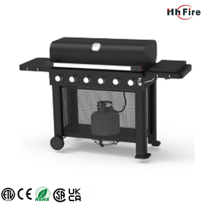 Zone de cuisson spacieuse facile à utiliser, allumage, <span class=keywords><strong>plancha</strong></span> professionnelle autoportante, barbecue à gaz - Product Image 3