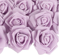 Têtes de fleurs artificielles en mousse PE de 7 cm, faites à la main - Haute exposition pour mariage, décoration de la maison, fête des mères et Noël