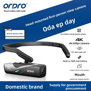 Cámara Deportiva Ouda EP8 Over-Ear, CMOS 4K, Estabilización, Alta Definición, Grabación Vertical, Video Corto, Grabadora para Exteriores, Wi-Fi 4K - Product Image 5