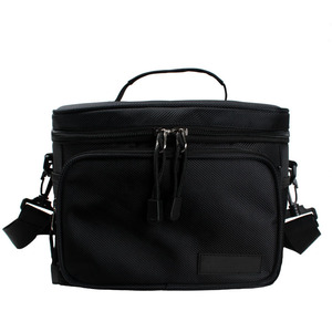 Factory Direct Fashion Simplicity Black Lunch Cooler Bag Box Insulated Lunch Bag