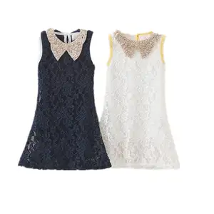 Summer Wholesale Children Clothing Cute Lace Sleeveless Sequined Dress For Kids Girls From China Supplier