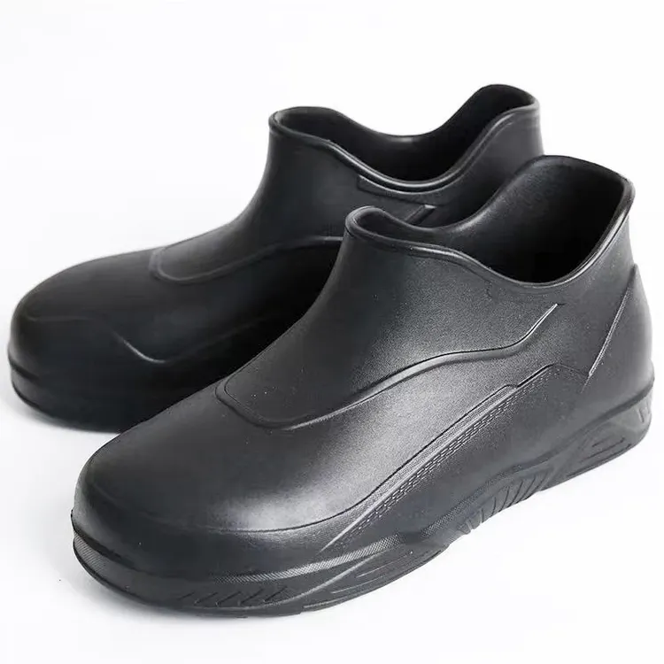 Anti Slip Slip on Anti-smash Garden Clog Working Slipper Safety Shoes EVA Unisex Winter Kitchen Shoes for Women Steel Toe CN;CHO