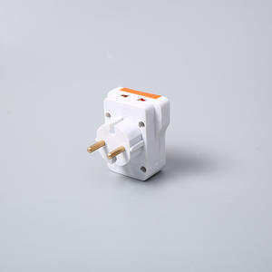 <b>Universal</b> Travel <b>Adapter</b> 100-240V AC Power Plug With Indicator Light European Standard ABS Material - Product Image 1
