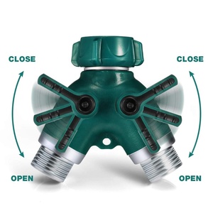 Raccordo a Y per Tubo da <span class=keywords><strong>Giardino</strong></span>, <span class=keywords><strong>Sdoppiatore</strong></span> a Due Vie per <span class=keywords><strong>Rubinetto</strong></span>, Connettore per Tubo da 3/4" in Metallo Resistente in Lega di Zinco - Product Image 6