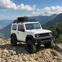 Yetişkinler İçin RC Oyuncaklar 4WD Uzaktan Kumandalı Beyaz Kompakt SUV Hobi Seviyesi Hediye Arazi Aracı EN71 CE Onaylı