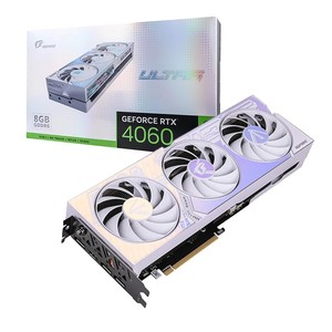 Carte graphique de jeu RTX 4060 Ultra Z 8 Go, trois ventilateurs, IGame GeForce RTX 4060 Ultra Z 8 Go - Product Image 1