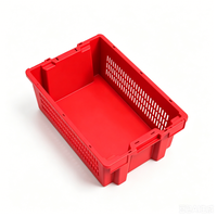 TSS-RBTB 600*400*230 Boîte de manutention en plastique PP 2,5 mm d'épaisseur, emboîtable et empilable, réutilisable, robuste, 40L pour supermarché