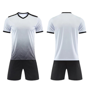 Maillot de football unisexe à séchage rapide personnalisé original bleu club d'entraînement uniformes de football ensemble de maillots de football en gros pour adultes - Product Image 6