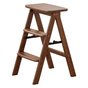 เก้าอี้บันไดไม้พับได้ 3 ขั้น สำหรับใช้ในบ้าน - Product Image 5