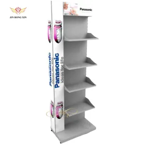 Wholesale Steel Shaving Care Cream Rack Easy Assembly Metal Standing Display Shaver Advertising Carton Model Retail Store Use