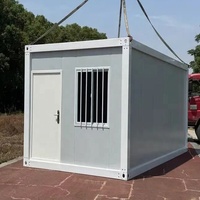 Maison préfabriquée modulaire à faible coût de 20 pieds, conception détachable, conteneur portable, maison mobile en kit, mini-maison