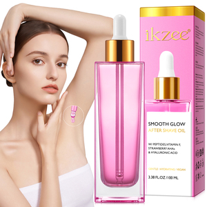 Huile après-rasage IKZEE 100 ml, lissage et éclat, prévient les <span class=keywords><strong>poils</strong></span> <span class=keywords><strong>incarnés</strong></span>, hydratation puissante, lissage de la peau, huile après-rasage pour femmes - Product Image 1