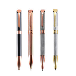 Stylo gel métallique de luxe Shanqi, vente chaude, logo personnalisé, impression sérigraphique durable, stylo publicitaire pour entreprise, cadeau, 200 MOQ - Product Image 2