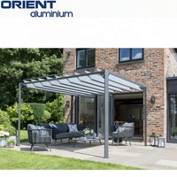 Persiennes solaires automatiques de style moderne Pergola Pergola en aluminium Gazebo Pergola manuelle Acero Galvanizado De Acero