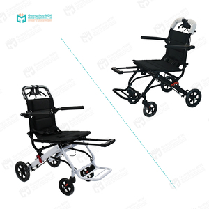 <span class=keywords><strong>Fauteuil</strong></span> roulant <span class=keywords><strong>de</strong></span> voyage portable <span class=keywords><strong>de</strong></span> style chariot avec poignée télescopique, pliable, pour le <span class=keywords><strong>transport</strong></span> en avion - Product Image 6