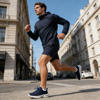 Chaussures de sport en toile respirantes pour hommes, chaussures décontractées pour la marche, la course à pied et le sport, avec semelle triple, ajustement confortable