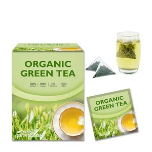 OEM Survice Private Label Pacote Orgânico Chá Verde Sacos Individualmente Envolvido Chá De Ervas Chinês